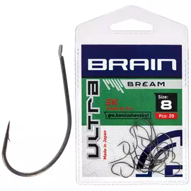 Гачок Brain Ultra Bream #8 (20шт/уп), Номер крючка, №: 8, фото 